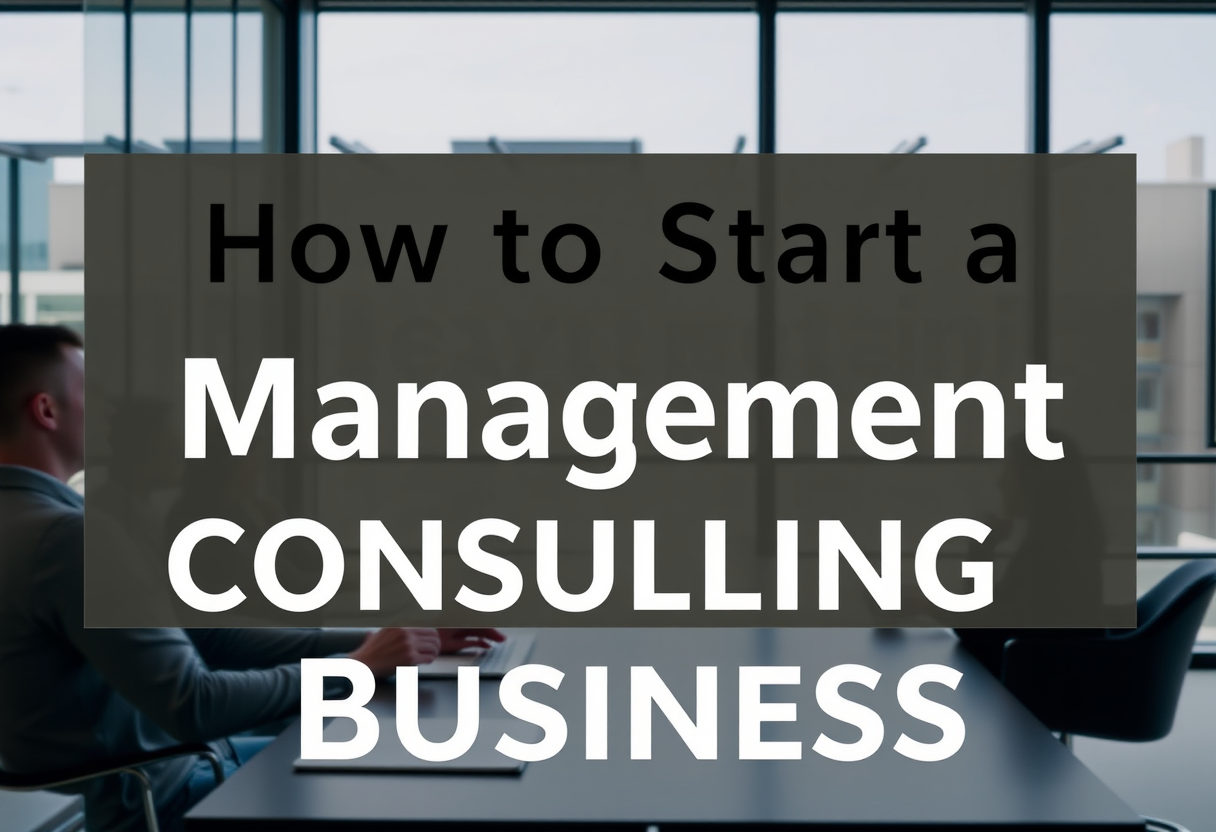 How to Start a Management Consulting Business - 6 Steps