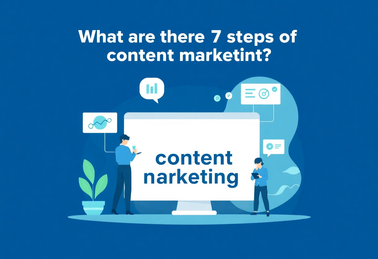 What are the 7 steps of content marketing?