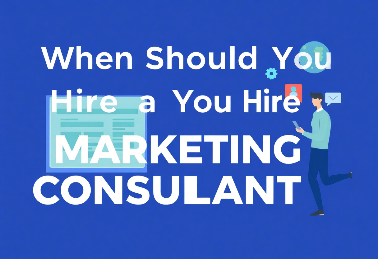 When Should You Hire a Marketing Consultant?