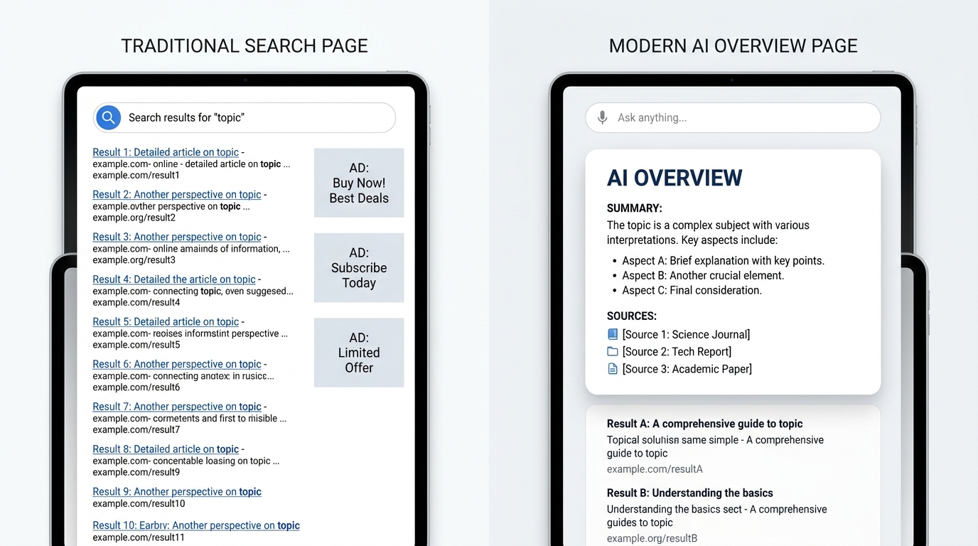 GEO AI search visibility diagram